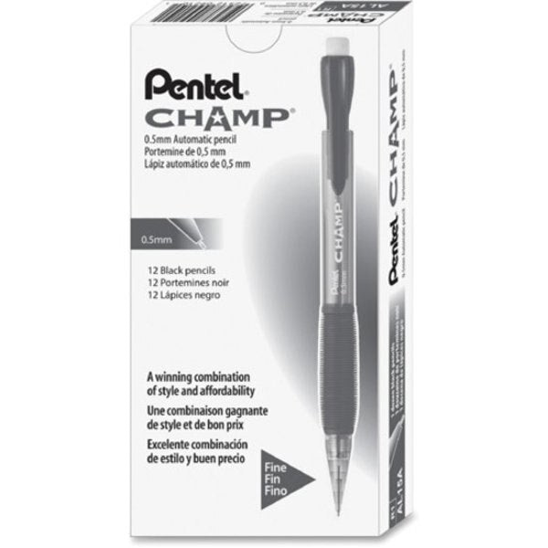 Pencil, Champ, 0.5Mm, Gy, PK12