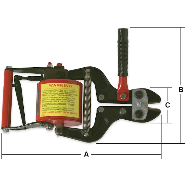 Pneumatic Cutter Light duty, Center Cut