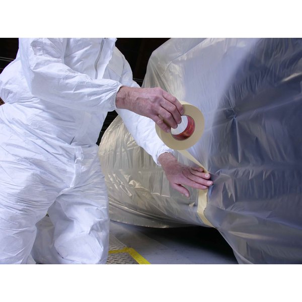 Masking Tape, 36mm W x 55m L, Tan, PK24