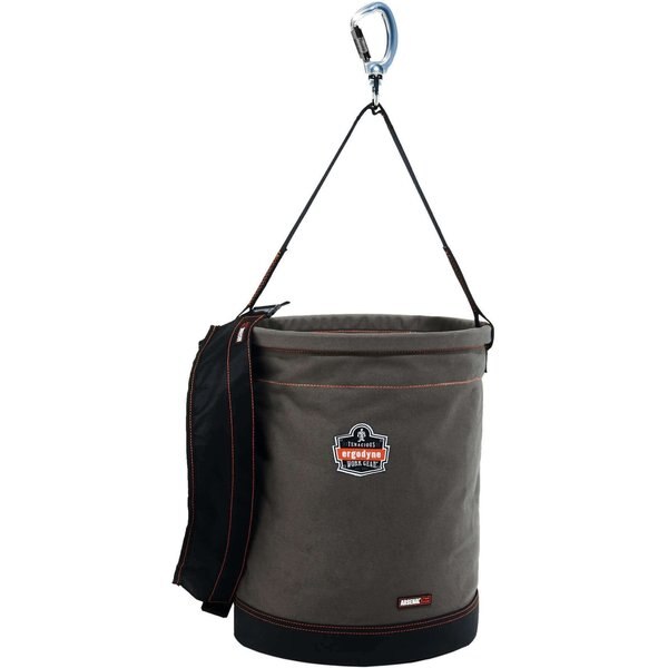Bucket, Canvas, 1 Pockets, Gray, 20