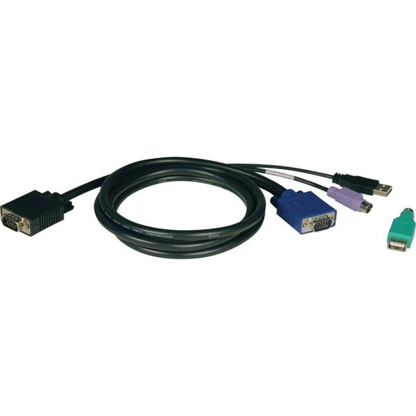 USB/PS2 Cable, KVM, B040/B042 Series, 10ft