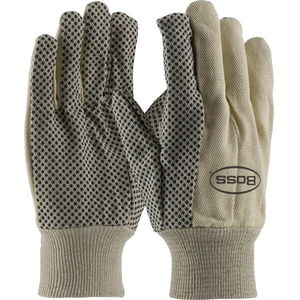 Canvas Dotted Palm Glove, 10 Oz, PK12
