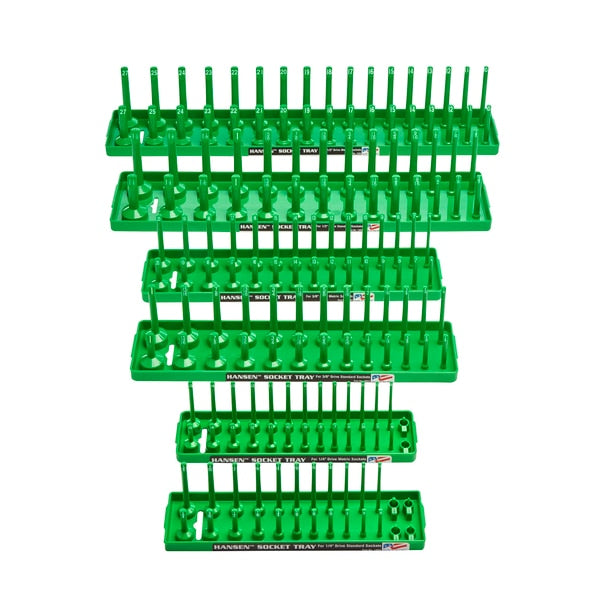 Metric and Fractional Socket Tray Set for 1/2