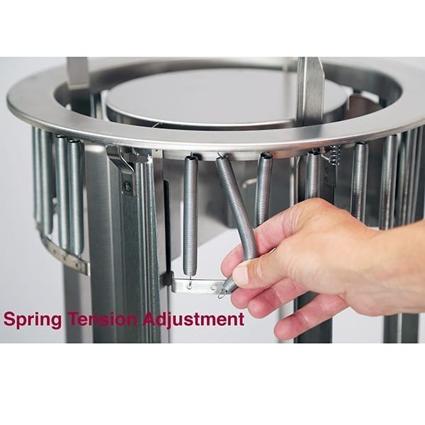Adjust-A-Fit Heated Drop-In Plate Dispenser - 6-1/2