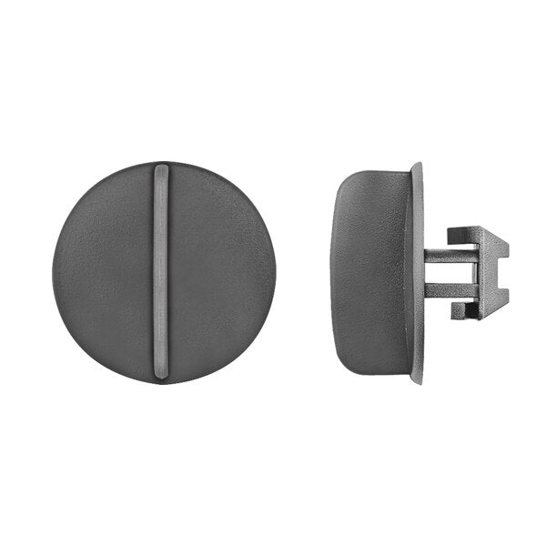 Blk Nyln Bumper Retainer 35mm Hd Dia 14mm Stem L PK15