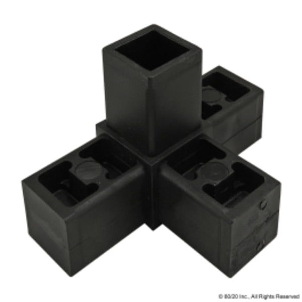 Tee, 4 Way - Black