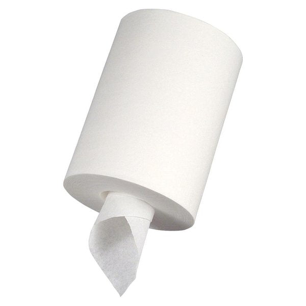 Center Pull Paper Towels, 2 Ply, 7 7/8 in x 10 in Sheet Size, 600 Sheets/Roll, White, 6 Pack