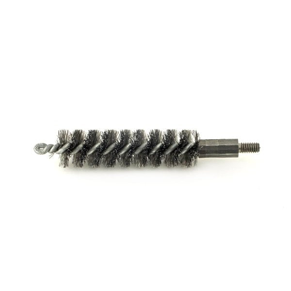 92C375 Tube Brush With 8-32 Thread Shank, .375 Diameter, Carbon Steel Fill