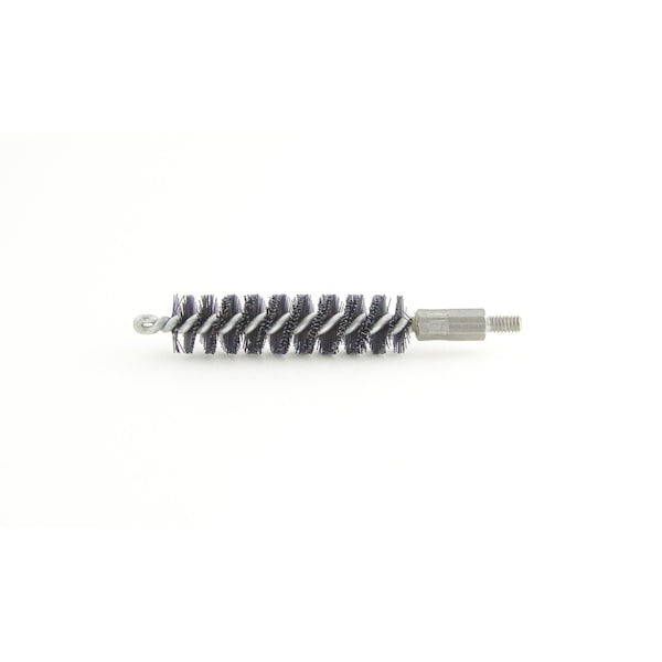 92N500 Tube Brush With 8-32 Thread Shank, .500 Diameter, Nylon Filament