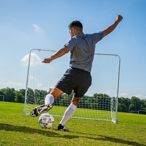 Easy Fold Soccer Goal, 8x6x6ft, Steel Frame