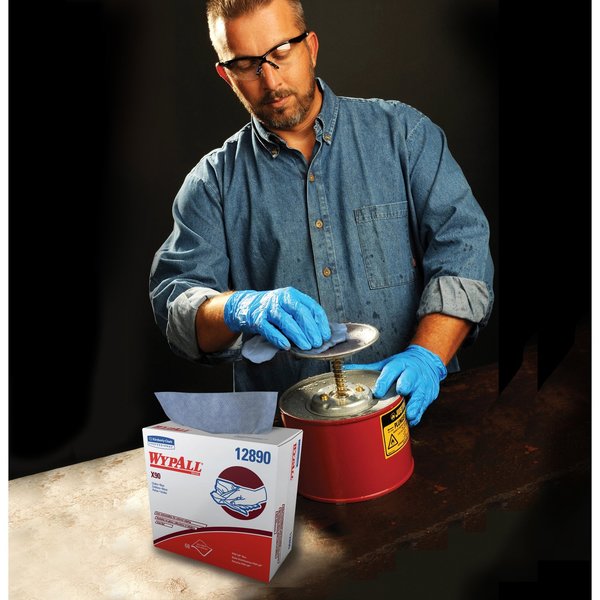 Dry Wipe, Blue, Pop Up Box, Hydroknit, 68 Wipes, 8 1/4 in x 16 3/4 in