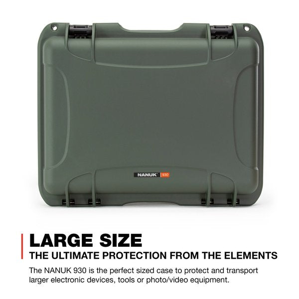 Case with Foam, Olive
