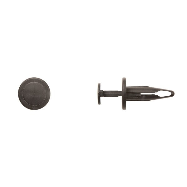 Blk Nyln Fascia Retainers 6mm Hole Size 23mm Stem L PK50