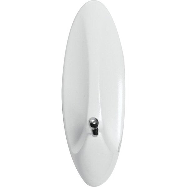 Hook, Molded Plastic, 1-1/8 In, PK2