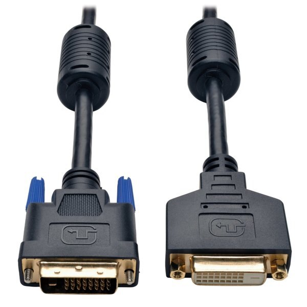 DVI Single Cable, TMDS, DVI-D M/M, 15ft, Length: 15 ft.