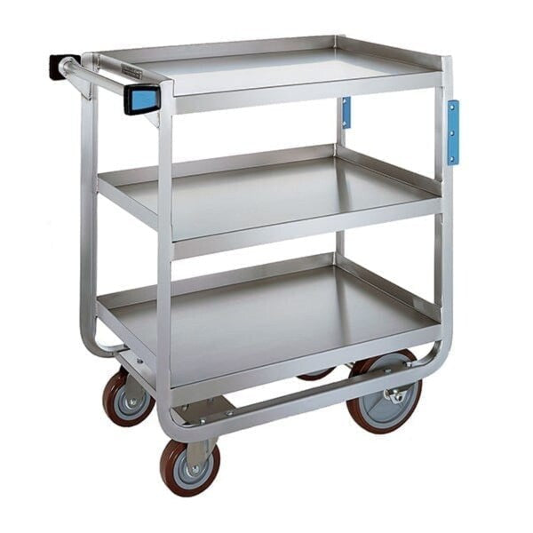 Stainless Steel Utility Cart; 1,000 Lb Capacity, 3 Shelf, 18