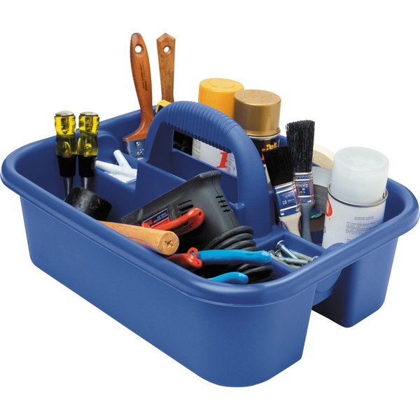 Tote Caddy 13-7/8 x 18-3/8 x 9, Blue, Blue, 9