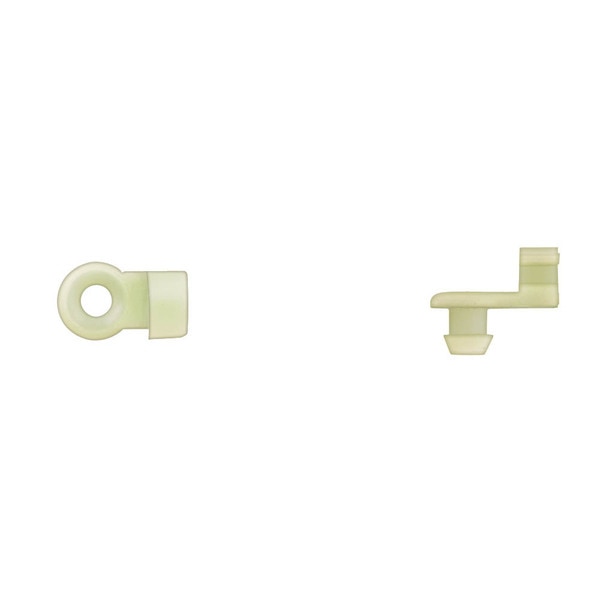 Ntrl Nyln Door Rod Clips 5/32