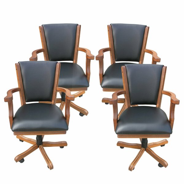 Game Table Arm Chair, Dark Oak, PK4