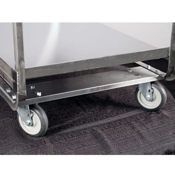 Stainless Steel 3 Shelf Cart, 1,000 lb Capacity, 24