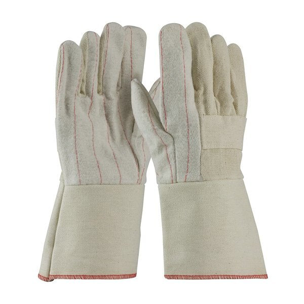 Canvas Hot Mill Glove, 24Oz, Starched, PK12