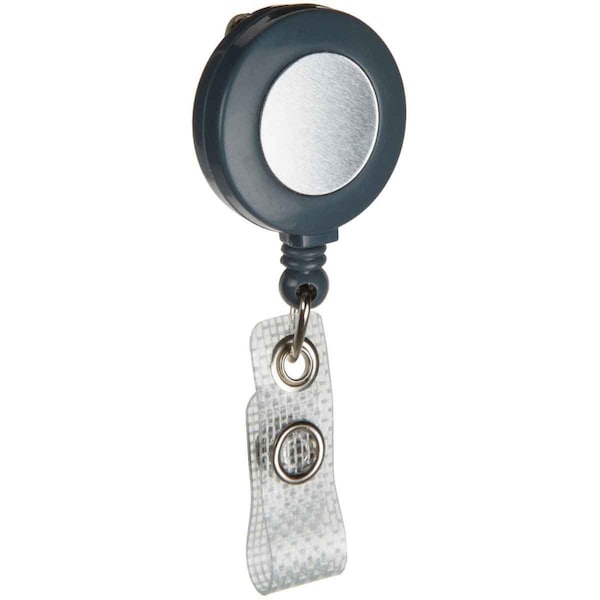 GRAY BADGE HOLDER