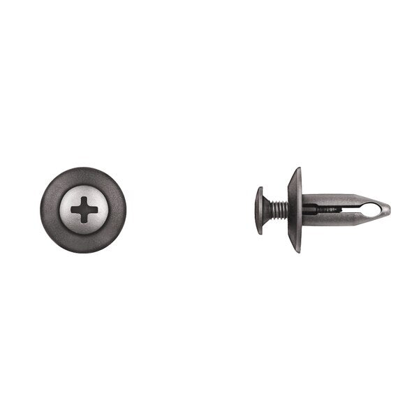 Blk Nyln Phllp Screw Ret 1/4