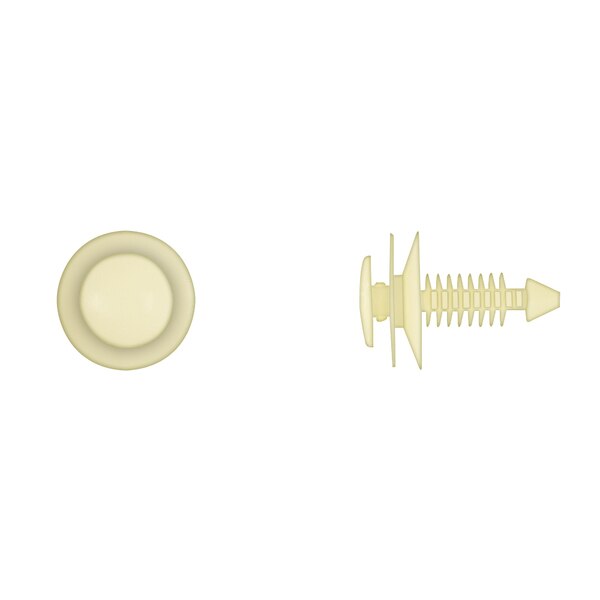 Ntrl Nyln Door Panel Ret 7mm Hole Size 22mm Stem L PK50