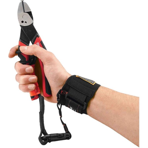 Wrist Tool Lanyard, Buckle, 8in. L, Black