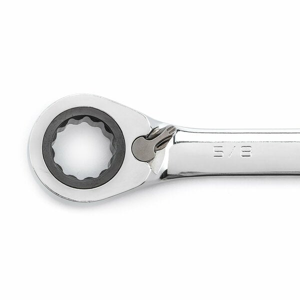 8 Pc. 12 Point Reversible Ratcheting Combination SAE Wrench Set