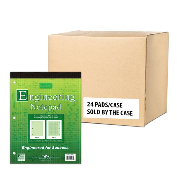 Case of Engineering Covered Notepads, 8.5