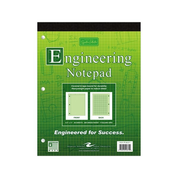 Case of Engineering Covered Notepads, 8.5