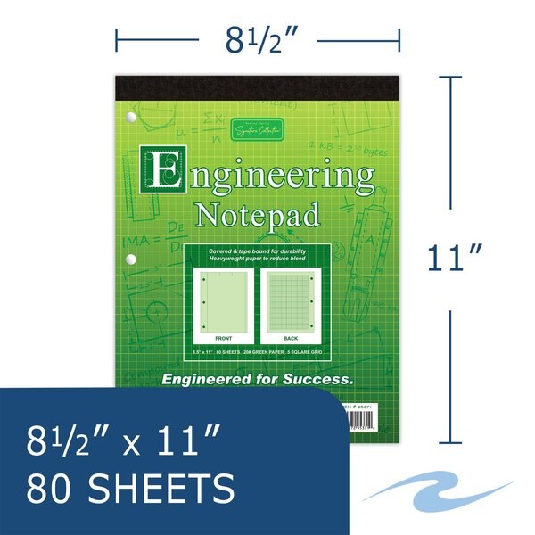 Case of Engineering Covered Notepads, 8.5