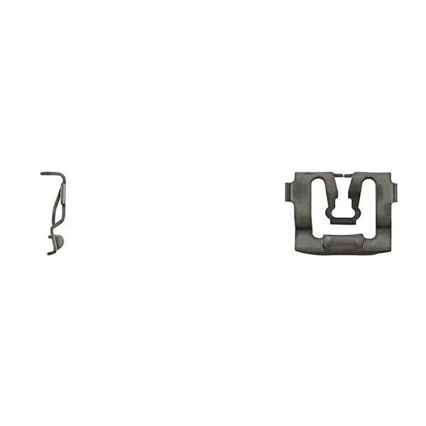 Blk Windshield Mldg Clips 17.25mm W 19.5mm L PK1100