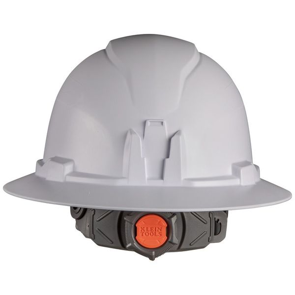 Hard Hat, Non-Vented, Full Brim Style, White