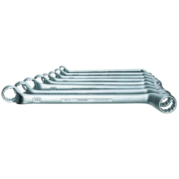 Ring Set, Double Ended, 12 pcs., 6-32mm, SAE or Metric: Metric