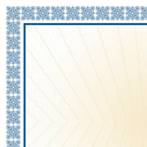 Certificate Westminster Blue, 8.5, PK100
