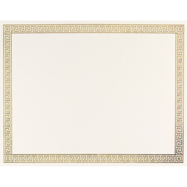 Certificate Gold Foil Channel Bord, PK15