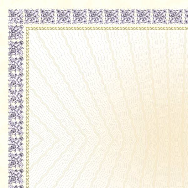Certificate Gold Foil and Metallic, PK15