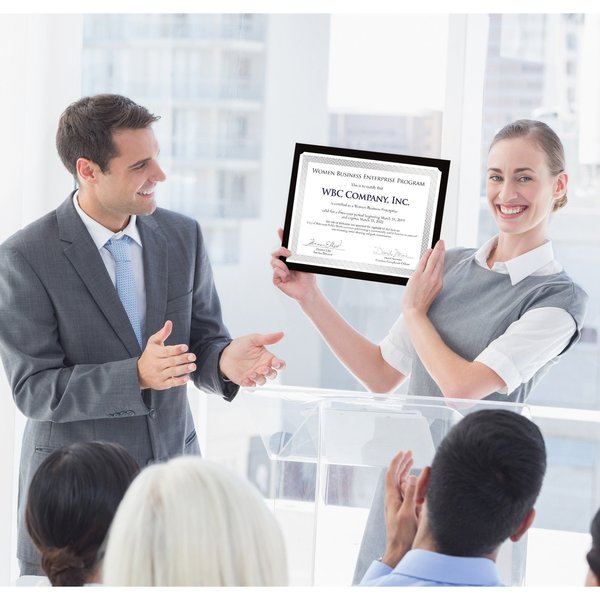 Certificate Silver Foil Braided, W, PK15