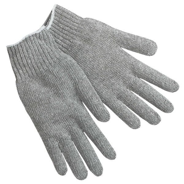 Regular Weight Cotton Poly Gray, M, PK12
