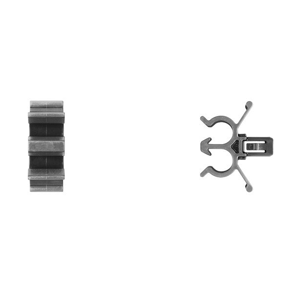 Blk Nyln Routing Clips Holds 7mm Dia 21.5mm OA Height PK25