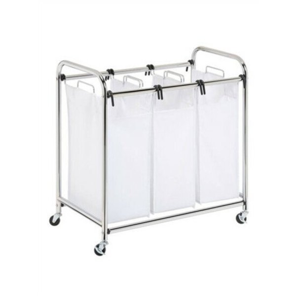 Laundry Sorter, 3-Compartment