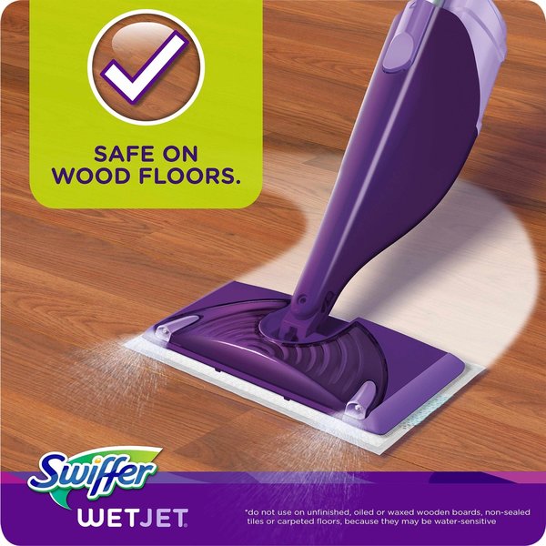 11.3 in x 5.4 in Refill WetJet Pad, White, Cotton, PK24