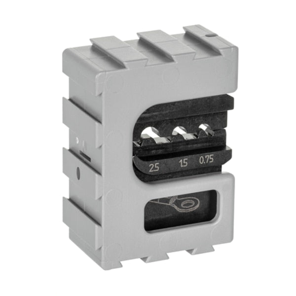 Module Insert, Non-Insulated Terminals, Capacity: 22 to 14 AWG, 12 to 10 AWG