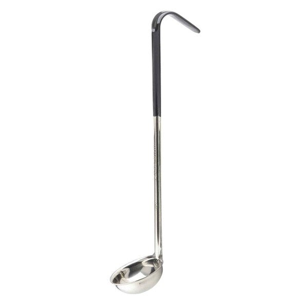 SS Ladle, Black Vinyl Handle, 1.5 oz