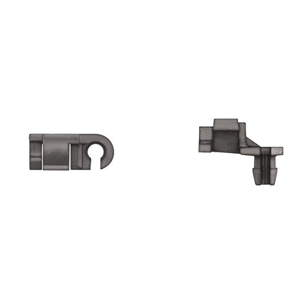 Blk Nyln Door Rod Clps 5/32