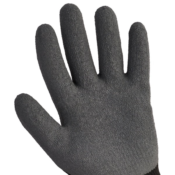 G40 Latex Coated Gloves (97273), Black & Grey, XL (10), 1 Pair