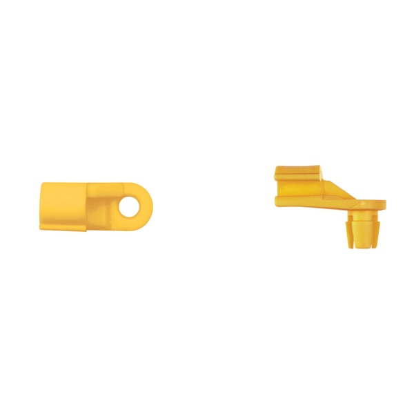 Ylw Nyln Door Rod Clips 5/32