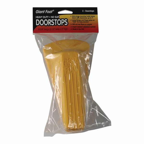 Yellow Big Foot Door Stop 4.75